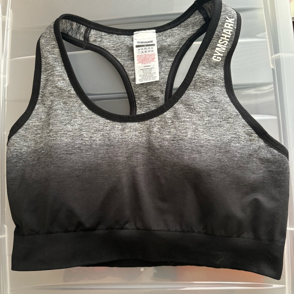 Gymshark Black Ombre Bra